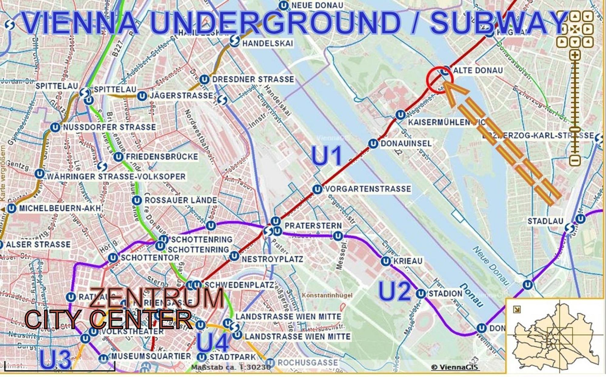 Yuki'S Place - Un-Vic, Danube Beach And Subway Near To Downtown Wien Ngoại thất bức ảnh